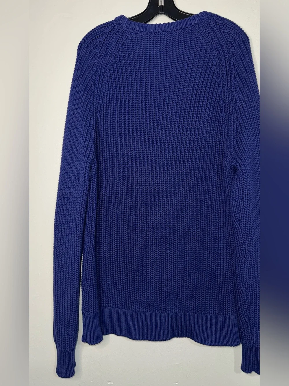J. Crew Men's Crewneck Sweater in Deep Blue
